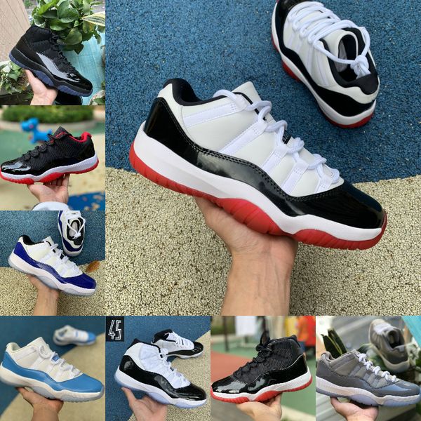 

sale new bred 11s 11 men women basketball shoes concord 45 platinum tint cherry cap and gown space jam designer shoes sport trainers