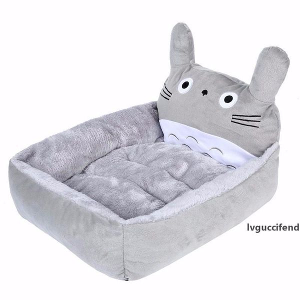 

cute cartoon cat beds mats cozy warm soft fleece bed sofa for small pet dogs cats washable cat kitten kitty houses pet products t200101