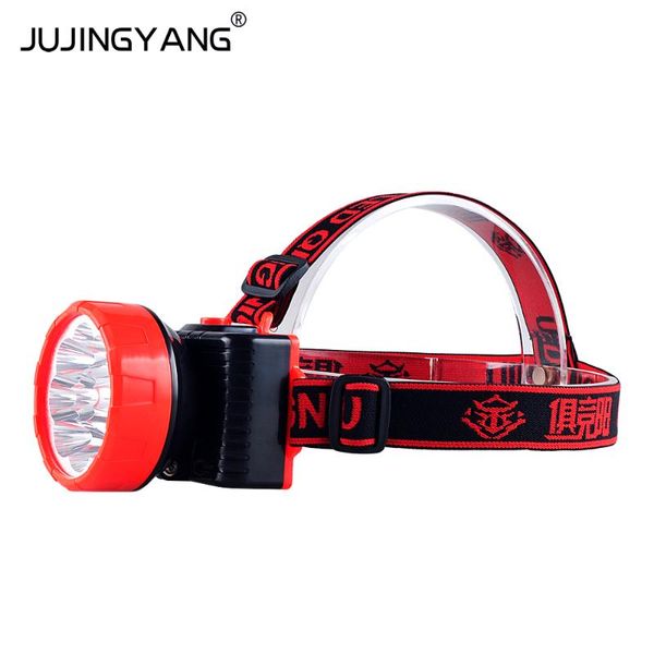 

headlamps super bright 9 led headlight portable waterproof headlamp built-in 800 mah lead-acid battery rechargeable head light