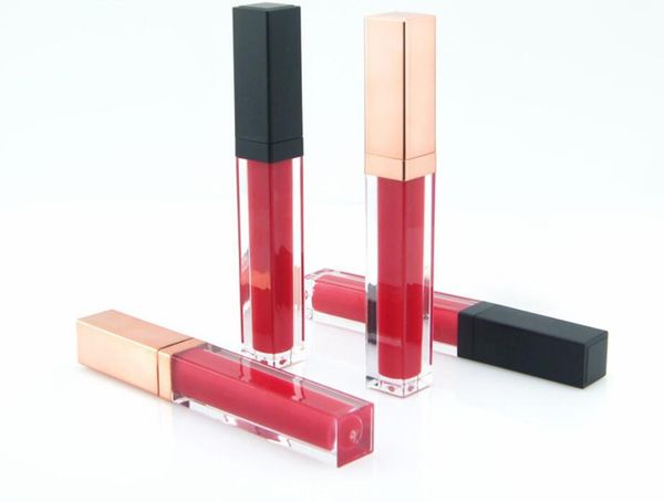 

5мл блеск для губ пластиковый контейнер пустой розовое золото скраб черный блеск для губ трубки подводки ресниц корпус мини-блеск для губ ра