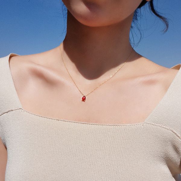 

colleses de moda 2020 necklace for women prevent allergy water droplets star pendant necklace gift bohemian choker, Silver