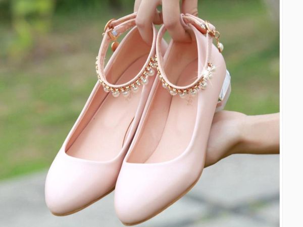 

2020 весной и осенью с обувью новый стиль моды низкий каблук круглой головой женщин в, Black