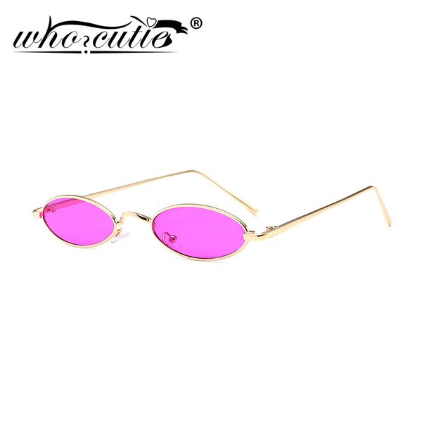 

cutie retro small oval who sunglasses men women brand design vintage 90s narrow tiny cool sun glasses purple lens shades om570 ch01, Blue