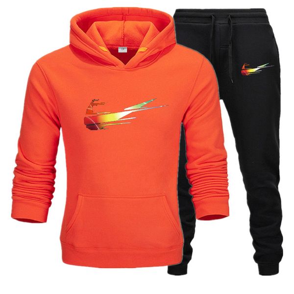 

2 pcs sweatsuit tracksuit men team track suit hip hop jacket sweatpants joggers men tracksuits sport suits jogging set hoodies s-xxxl, Gray