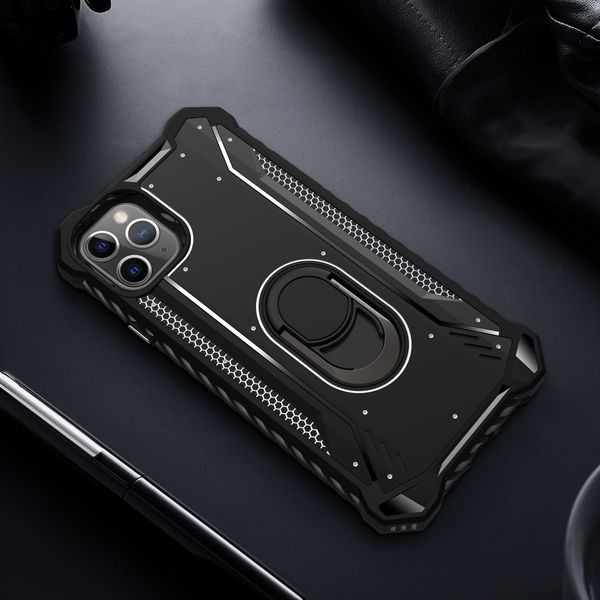 

7 цветов мобильного телефона чехол для iphone11 про максы моду случая телефона для iphone назад телефон задней крышки с металлическим кольцо