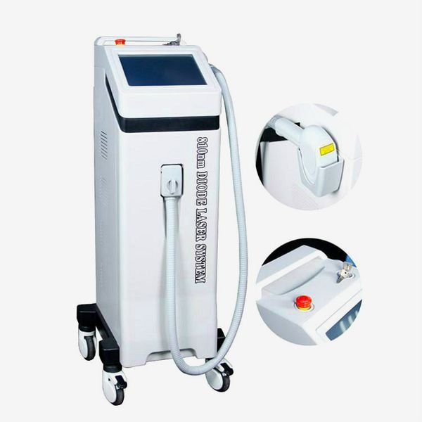 

2020painless 808nm alexandrite laser hair removal machine good quality salon epilator 808nm diode laser hair removal beauty equipment, Black