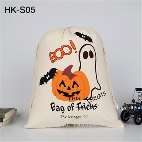 

50pcs halloween basket halloween drawstring bags party decoration kids toy tote personalized basket christmas present
