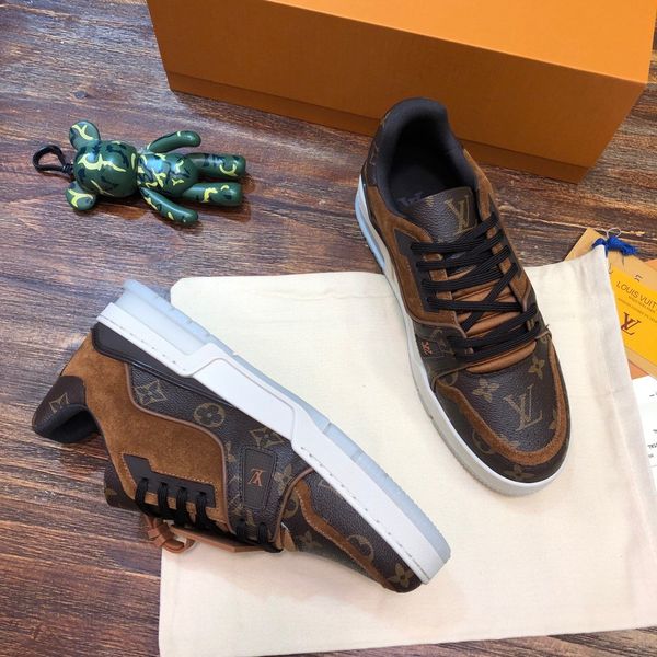

2020 new ei trainer sneakers men's daily casual shoes leather fashion sneakers 38-45