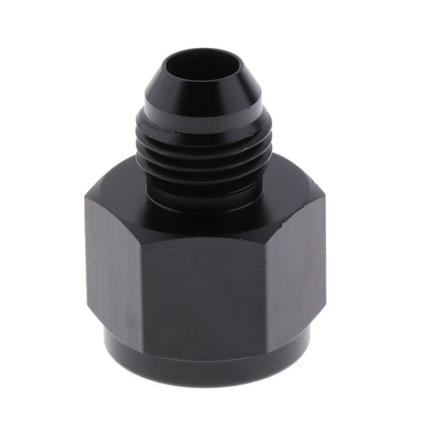 

universal car inline oil fuel filter an8 female to an6 male, aluminum 35mm adapter, black