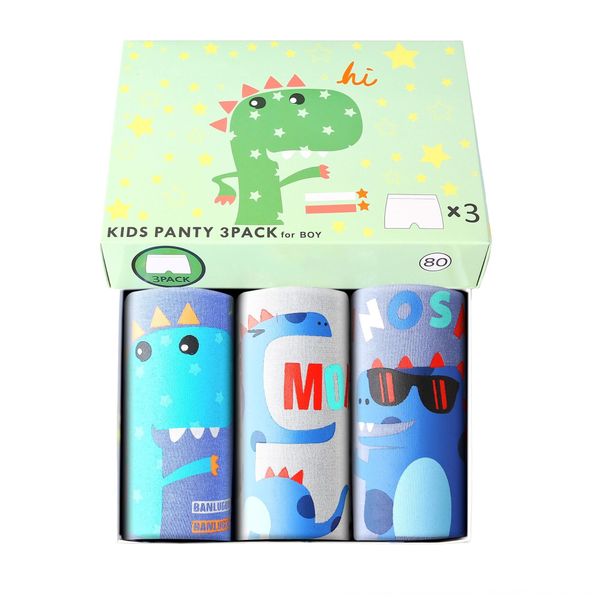 

children's underpants and cotton men's boxer underwear briefs three-pack parent baby underwear, Camo