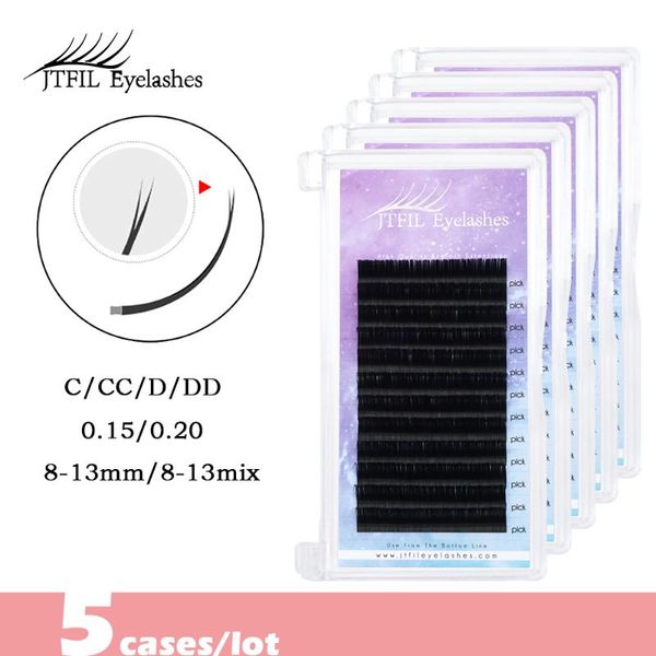 

flat ellipse lashes flat lash extension for professionals with split tips soft silk eye lashes matte black lash cc/dd curl