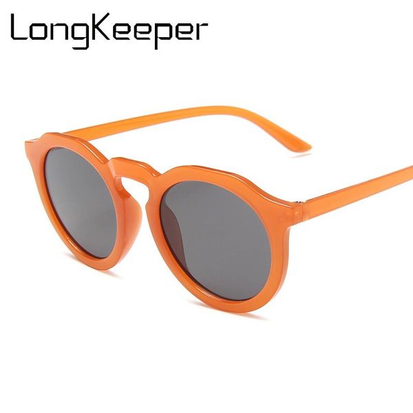 

luxury round sunglasses women fashion brand designer orange yellow sun glasses for ladies retro shades gafas de sol uv400, White;black
