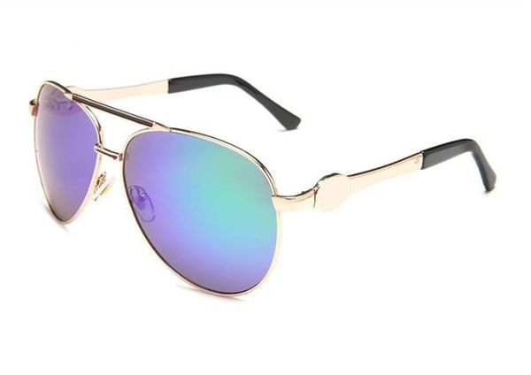 

Brand men and women retro sunglasses new color bright metal high-grade sunglasses big frame sunglasses colors 10 Quality A+++ M0Q=10