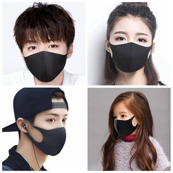 

flash sale washable protective face masks anti dust face mouth cover pm2.5 fashion face masks black reusable designer mask