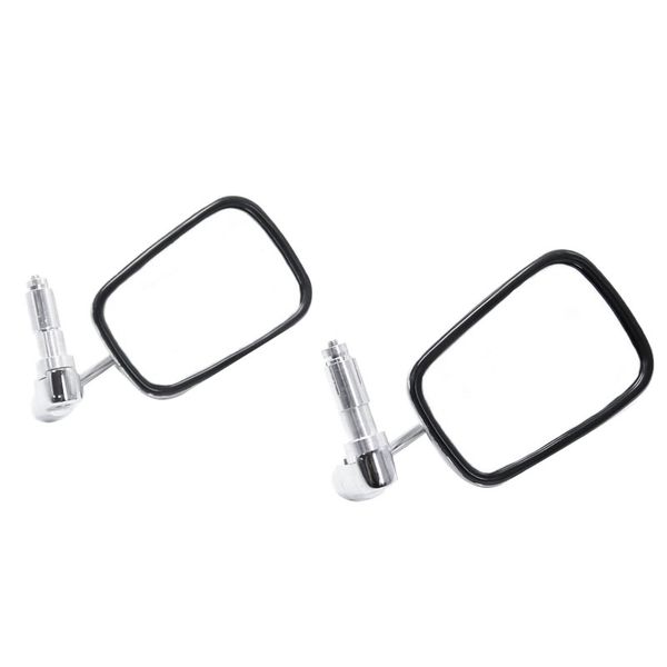 

motorcycle rearview mirror retro modified mirror aluminum alloy universal stainless steel handlebar side