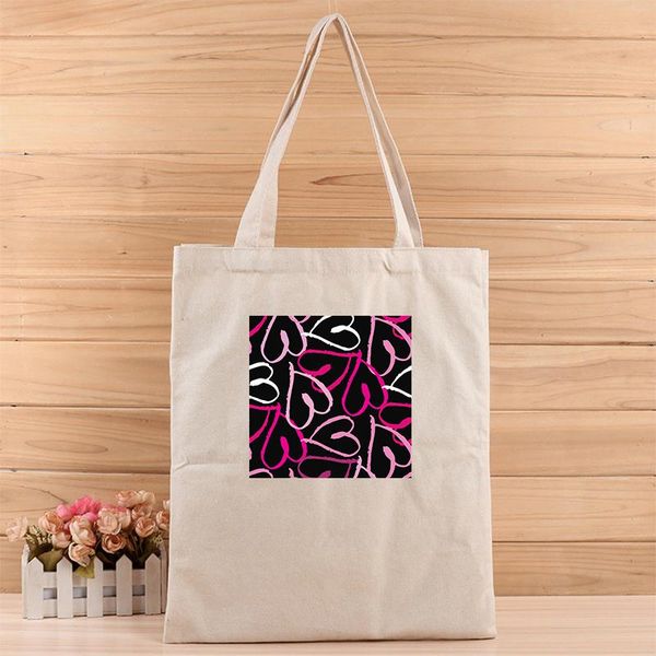 

мода цвета любовь девушка и женская случайные canvas tote сумки костюмов для покупок, подарков, свадьбы, дня рождения или что-нибудь еще