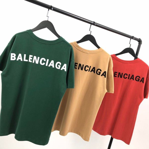 

20ss нового пѬиби паѬиж дизайнеѬ ѬеѬо клаиекие назад пима пеаи tshirts к, Black;green