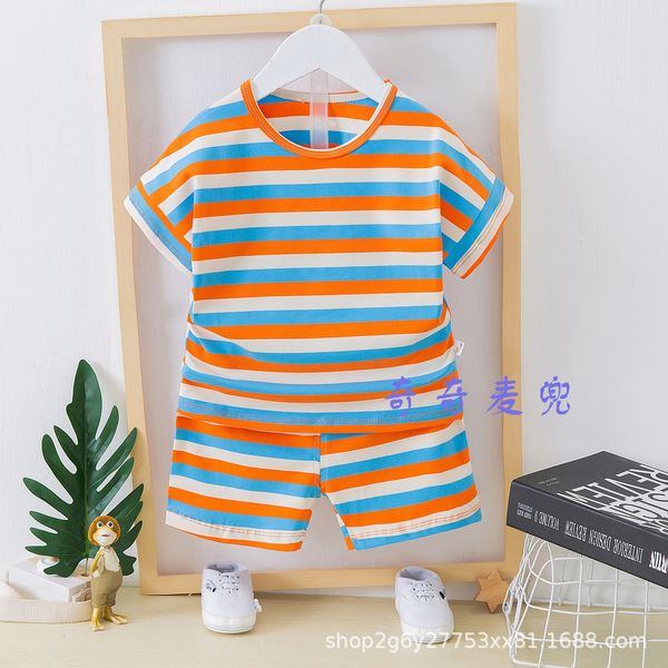 

lv4sg полосатых детские с короткими рукавами брюки набора кондиционера домашних мальчиков оборудования для кондиционирования воздуха компани