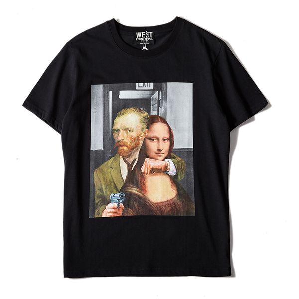 

givenchy gvc роскошные мужские дизайнер футболка конструктора вскользь короткими рукавами мода печать высокого качества мужчины женщины hip, White;black