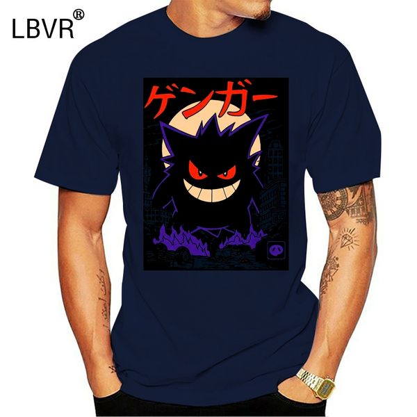 

gengar kaiju japan style t-shirt men's t-shirt cotton short sleeve o-neck tee shirts fashion, White;black