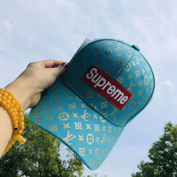 

letter love embroidery golf cap retro plaid strapback hat cotton popular leisure baseball cap ball hatdr3571, Blue;gray