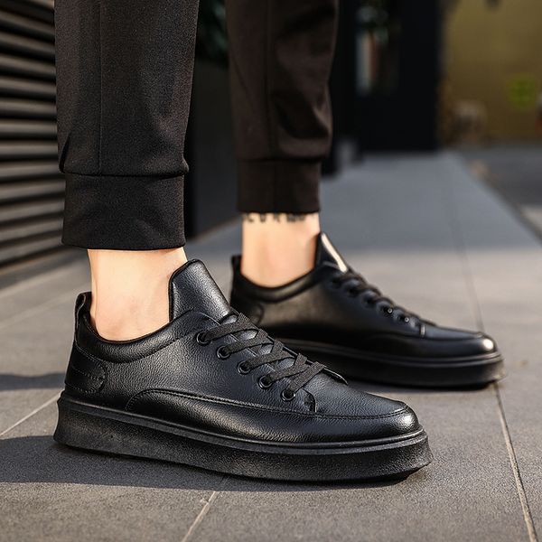 

spring sport sneaker mens zapatos sapato fashionable casual casuales shoe male trainers white sneakers sneaker informales sale, Black