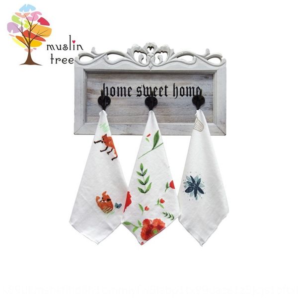 

infant cotton handkerchief 20x 20cm triangle saliva saliva towel baby bib 5-piece newborn baby triangle towel