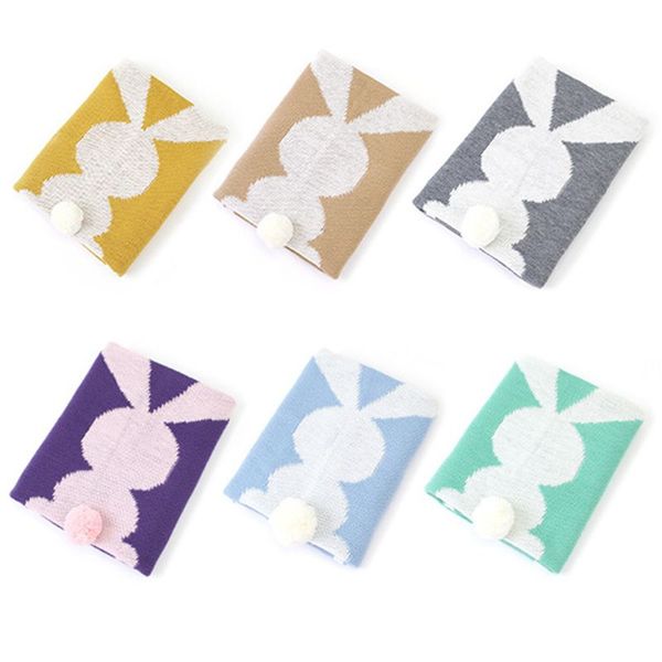 

newborn baby knitted cute 3d stroller blanket cover swaddle wrap toddler bedding