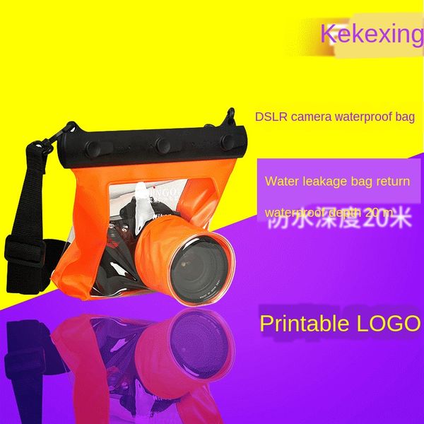 

mass production camera waterpro bag of pvc hd transparent slr camera waterproof bag