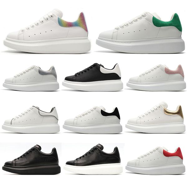 

with socks 2020 men women platform leisure sneakers genuine leather lovers daily dress party casual jogging shoes trainers 36-44, Black