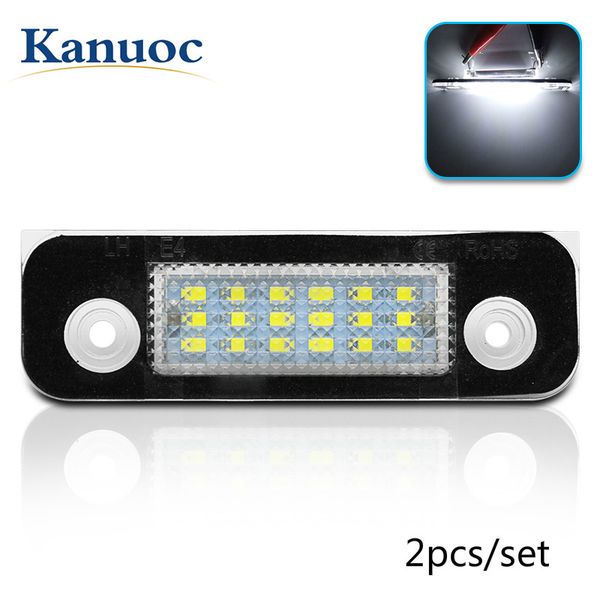

2pcs 24led bulb license plate lights truck trailer rear tail lights for fusion modeo 2 fiesta