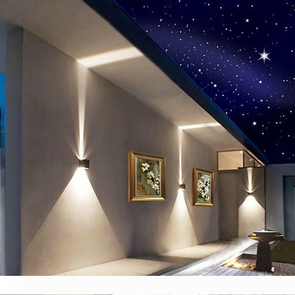 

dimmable 7w 12w adjustable surface mounted cube led wall lamp aluminum outdoor lighting up and down wall lamps indoor wall lights