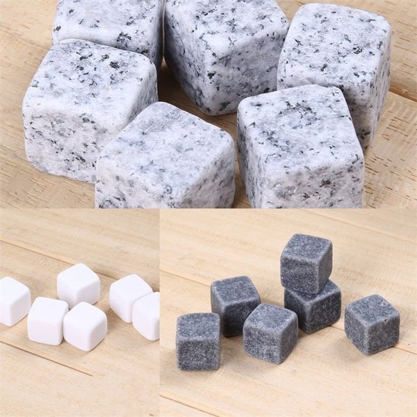 

speckles spot pure white icecube 6 pcs/bag iceblock square refrigeration reusable ice stone cooling beer drinkings wine 6 1fy c2