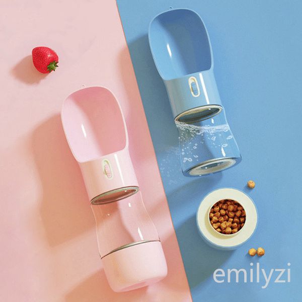 

pet dog бутылки воды фидер чаша портативной вода еда бутылка животные открытое путешествие питьевое собака чаша купель для собак