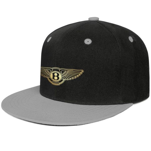 

bentley gold car models logo flat brim baseball cap plain hip hop trucker hats dealership auto regtro america flag army navy, Blue;gray