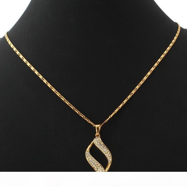 

ювелирные изделия урожай scroll ясный австрийский горный хрусталь кулон серьги choker neckace 18k позолоченный комплект способа для женщин y, Black