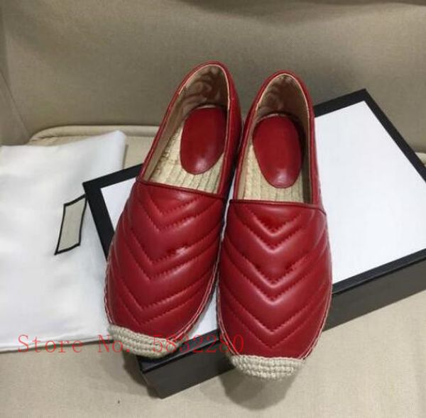 

red pink genuine leather flats women shoes brand design braid bottom slip on loafers design logo comfort shoes woman size 41, Black