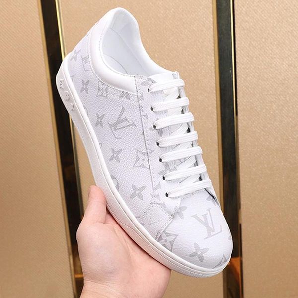 

breathable luxemourg sneaker mens shoes vintage leather shoes plus size lace -up low men shoes herren luxus marken schuhe