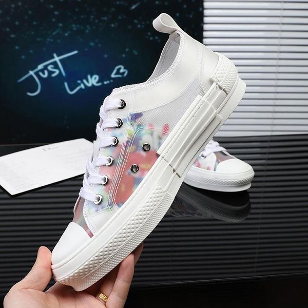 

цветы технические canvas sneaker b23 мужчины "; s обувь мода кроссовки flats платформы soft footwears высокого качества вскользь lace -до ст