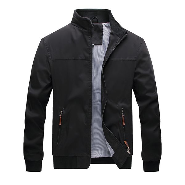 

mensstraight autumn jacket male middle-aged father coat, Black;brown
