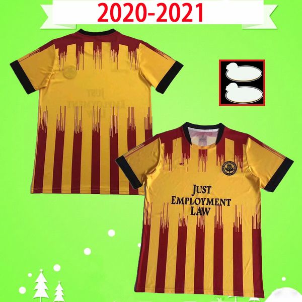 

2020 2021 partick thistle главная футбол джерси 20/21 джо cardle zak радден brian grah alex jones bannigan догерти с коротким рукавом рубашк, Black;yellow