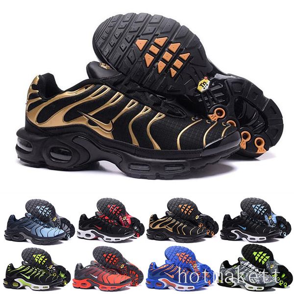 

2019 new brand tn plus se greedy cushion running shoes fashion jogging shoes for men outdoor designers sneake g55-e, Black