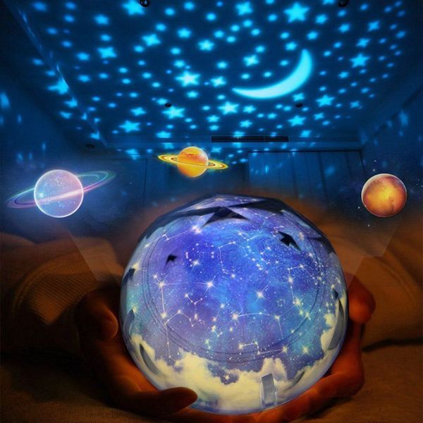 

children's starry night light universe projector rotating novel usb night light