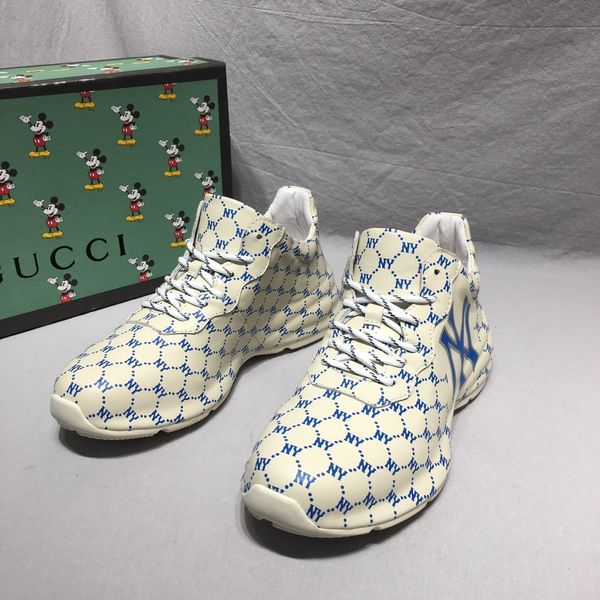 

2020 y10 fashion trend mens designer shoes leather breathable luxury shoes lace-up casual hiker shoes mens sneakers, Black