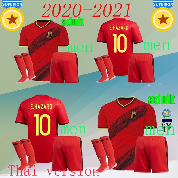 

kids 2020 2021 belgium home away lukaku hazard kompany soccer jersey 20 21 de bruyne mertens men boys kits sports football shirt, Black;yellow