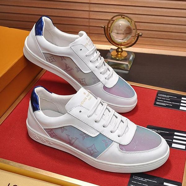 

comfort mens shoes sneakers trendy footwear lace -up fashion sports athletic walking mens shoes with origin box sneaker luxembourg fast ship, Black