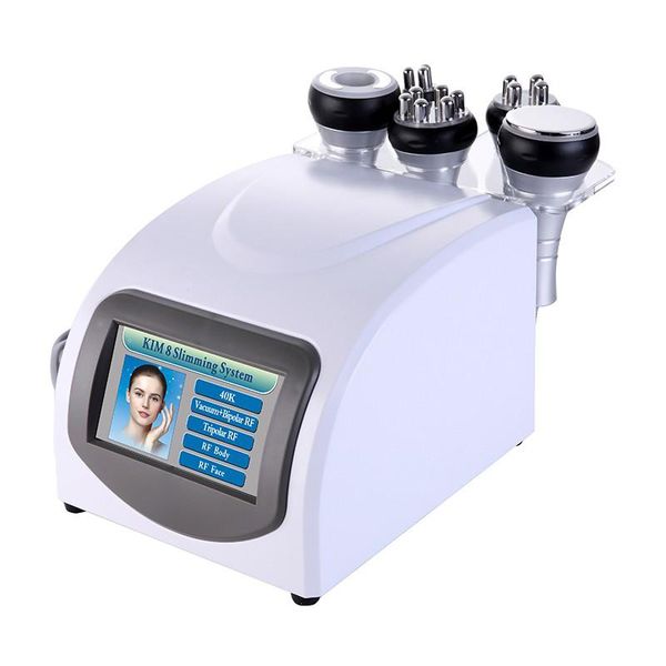 

5-1 ultrasonic liposuction 40k cavitation fat burning biopolar rf face care vacuum body slimming machine spa