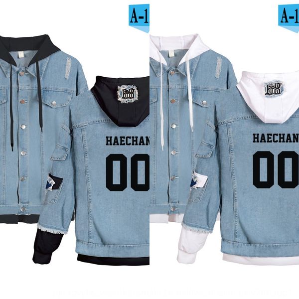

t7bgo 2019 nct 127 we are superhuman fashionable and novel denim for women 2019 nct 127 we are superhuman fashionable and novel denim coat c, Black;brown