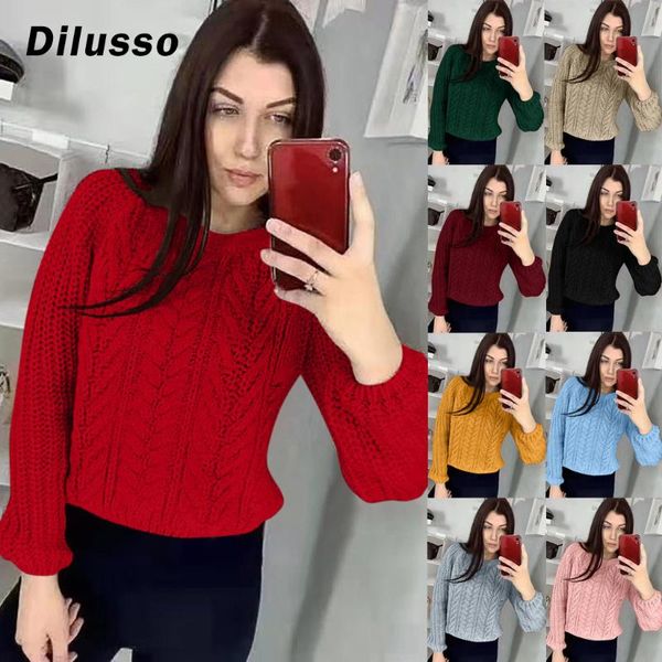 

2020 winter pullover sweater women knitted button boho casual long sleeve pull female solid sweaters pullovers#d3, White;black