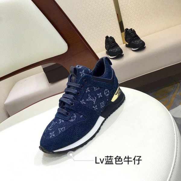 

2020i limited edition men's and women's classic alphabet low-casual sports shoes, fashionable wild couple party shoes, size: 3, Black